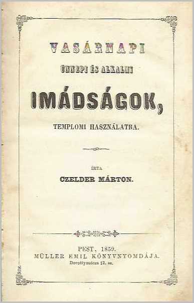 Vasárnapi, ünnepi és alkalmi imádságok