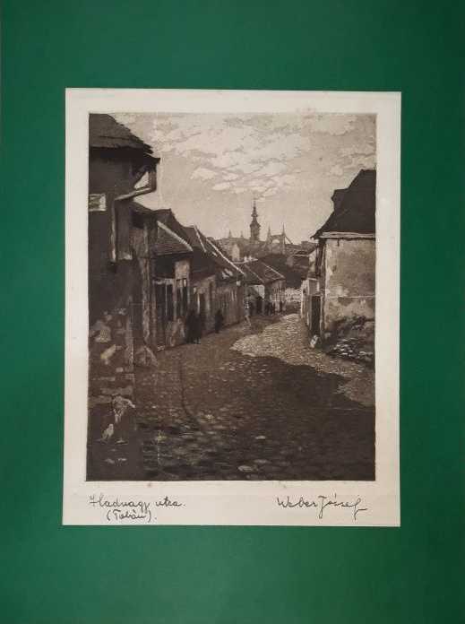 Weber József: Hadnagy utca Tabán