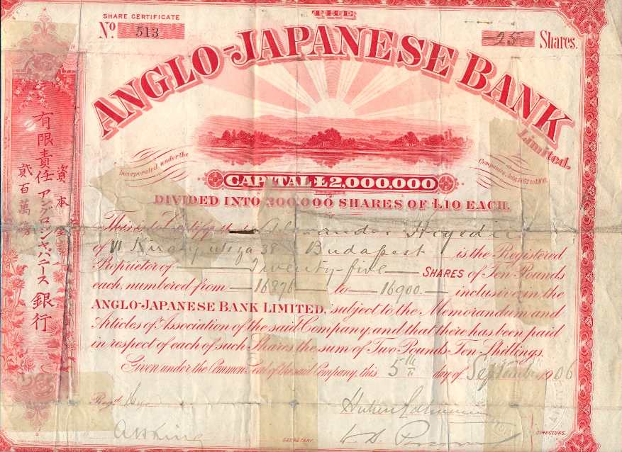 Anglo -Japanese Bank
