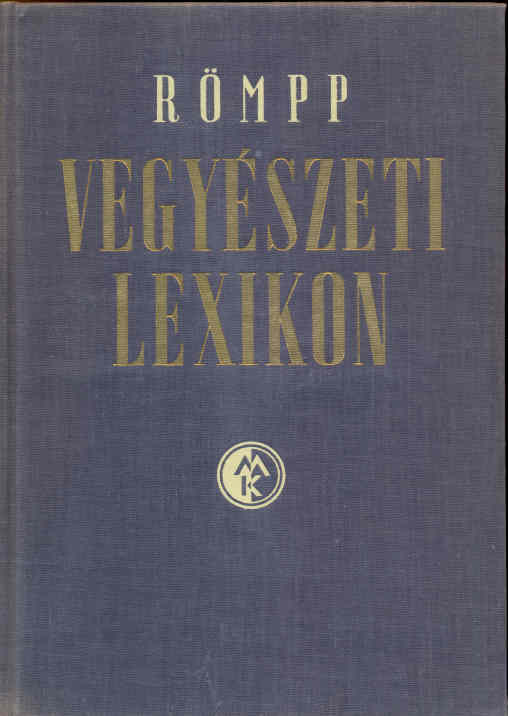 Römpp: Vegyészeti Lexikon 1-3