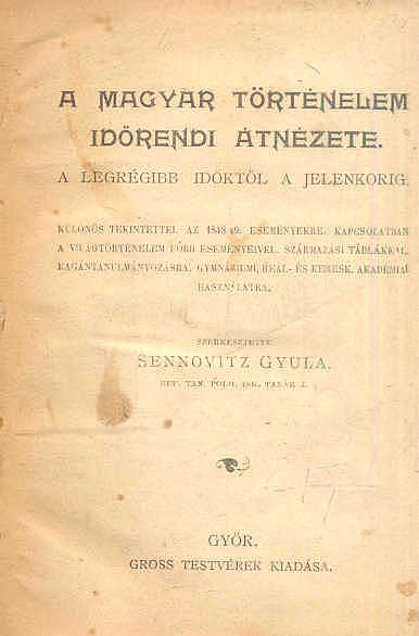 A magyar történelem időrendi átnézete 