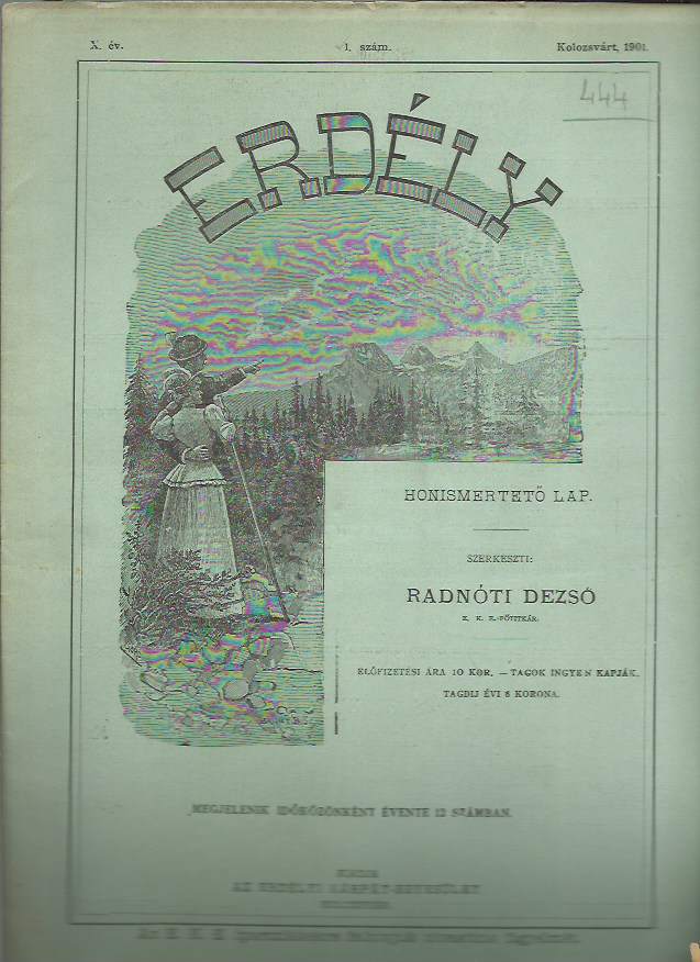 Erdély. Honismertető folyóirat 1901