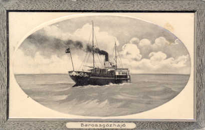 Baross gőzhajó a Balatonon