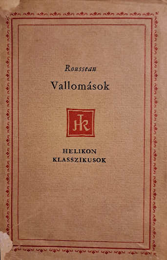 Rousseau Vallomások