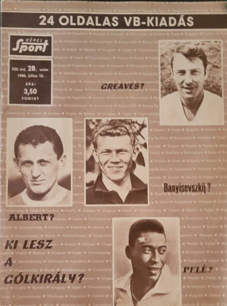 Képes Sport VB kiadás 1966