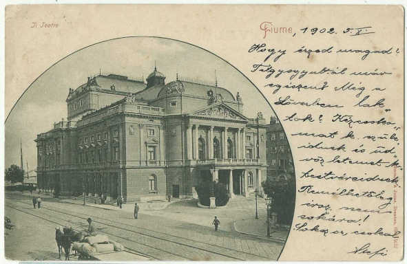 Fiume. Színház 1902