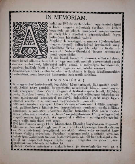 Dénes Valéria és Galimberti Sándor nekrológja.