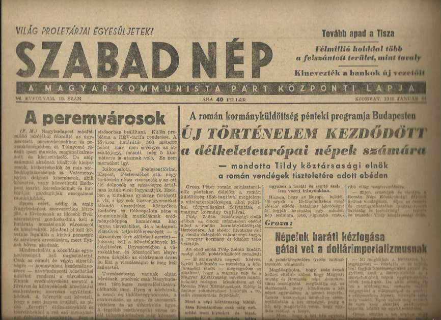 Szabad Nép 1948 jan. 24