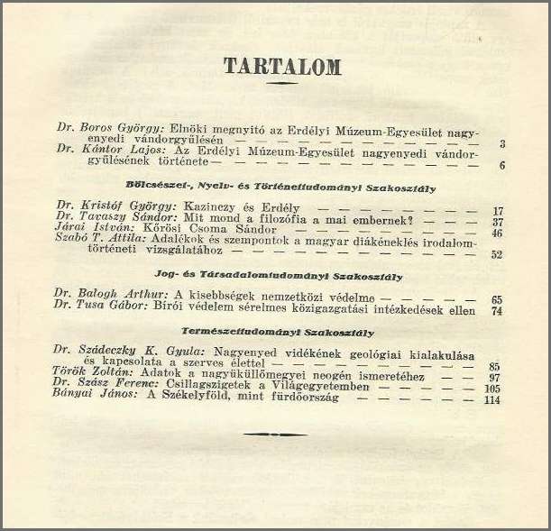 Az Erdélyi Múzeum-Egyesület Emlékkönyve 1931