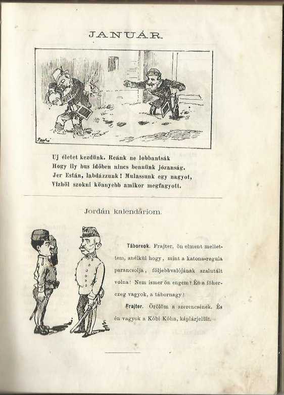 Mokány Berci naptára 1876