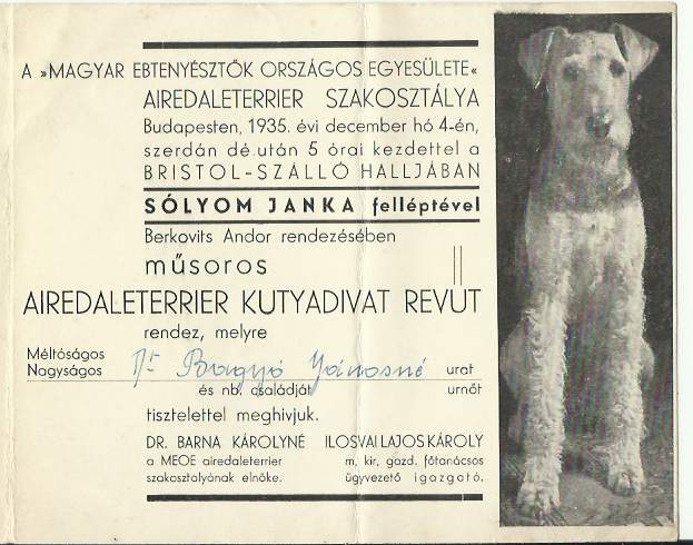 Meghívó 1935