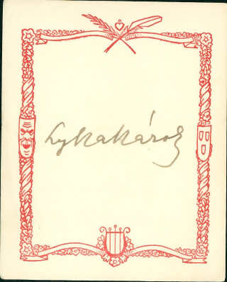 Lyka Károly aláírás