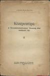 Középeurópa. A Társadalomtudományi Társaság által rendezett vita