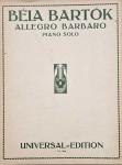 Bartók Béla: Allegro barbaro