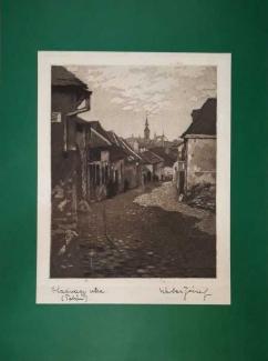 Weber József: Hadnagy utca Tabán