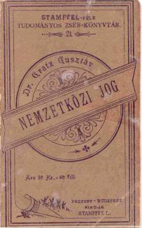 Gratz Gusztáv: Nemzetközi jog