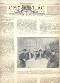 Ország Világ -képes hetilap- 1912 június 9. 
