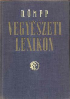 Römpp: Vegyészeti Lexikon 1-3