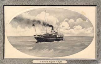 Baross gőzhajó a Balatonon