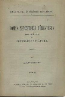 Jancsó Benedek Román nemzetiségi törekvések