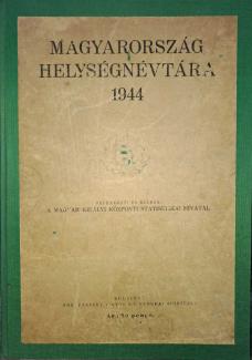 Magyarország helységnévtára 1944
