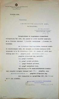 Előléptető okmány hajóskapítány részére