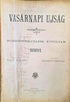 Vasárnapi Újság 1881