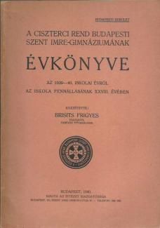 Szent Imre főgimnáziumának  értesítője