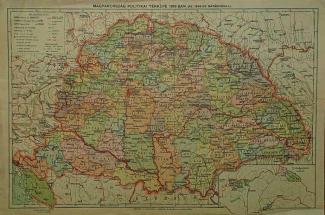 Magyarország politikai térképe 1918-ban