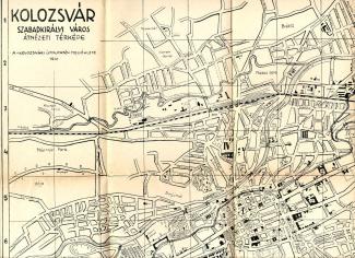 Kolozsvár térképe 1941