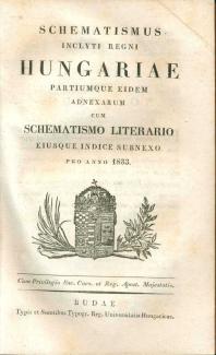 Schematismus  1833