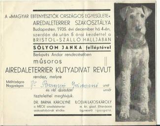 Meghívó 1935