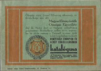 Ebkiállítás katalógusa 1933