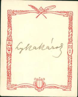 Lyka Károly aláírás
