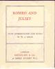 William Shakespeare: Romeo and Juliet