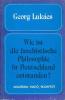 Lukács: Wie ist die faschistische Philosophie...